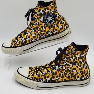 Converse All-Star Chuck Taylor's Animal Print Hi Top Sneakers
